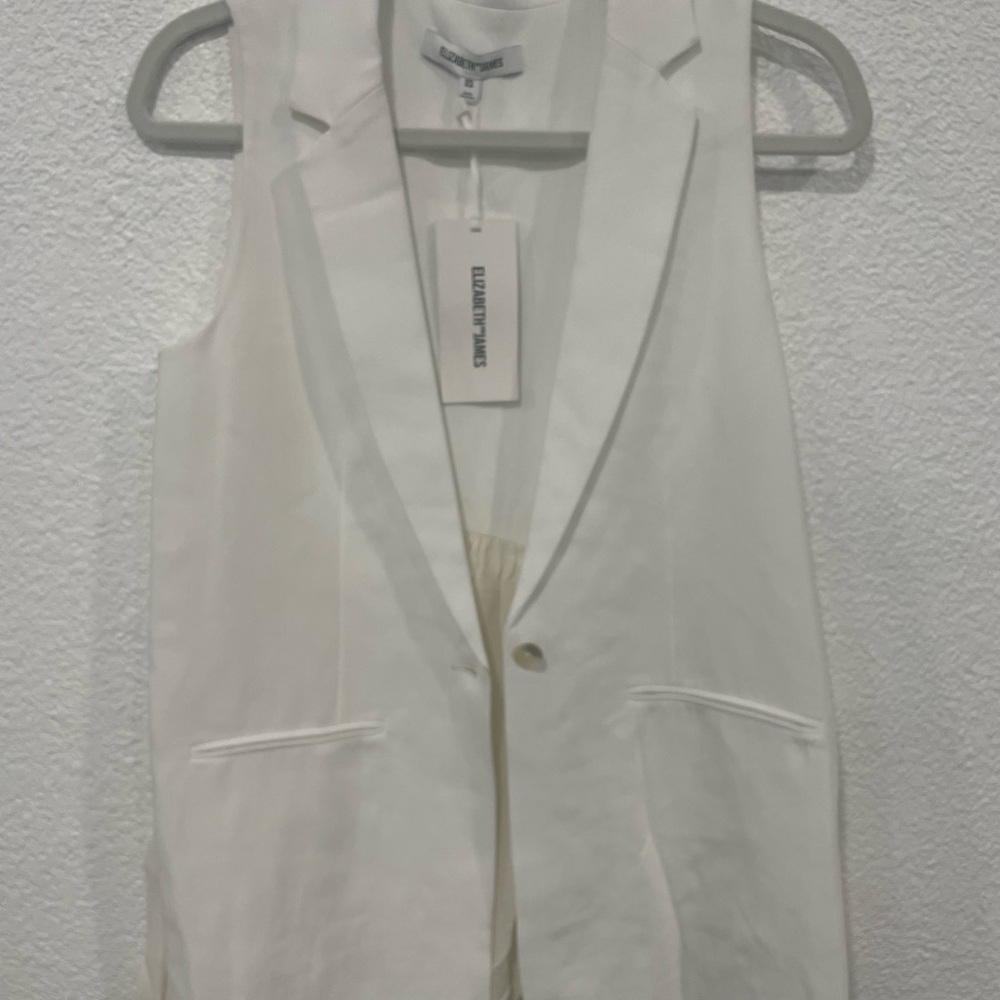 Elizabeth and James Ivory Blazer Vest